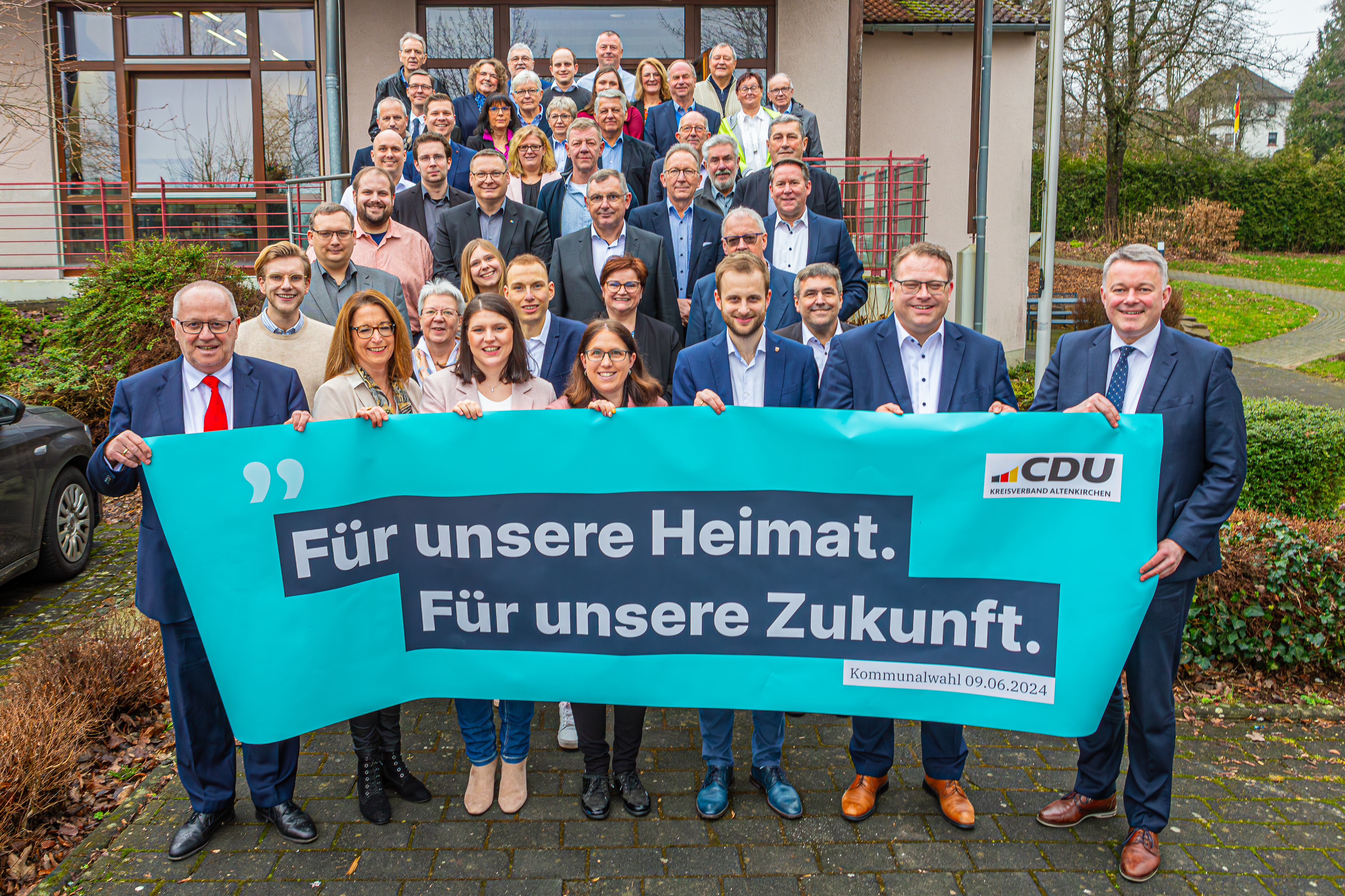 Kandidaten-Gruppenfoto