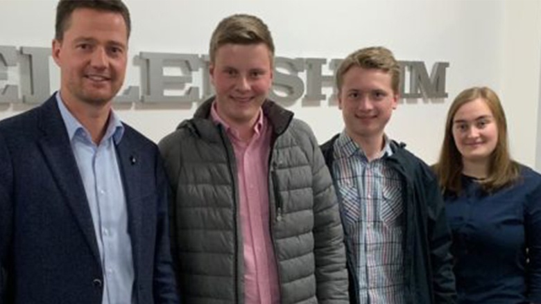 Junge Union Kreis Altenkirchen: Junge Union Landkreis Altenkirchen besuchte die Bellersheim Unternehmensgruppe in Neitersen.