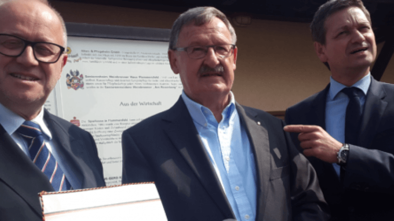 Christian Baldauf und Peter Enders würdigen das CDU Engagement von Josef Zolk