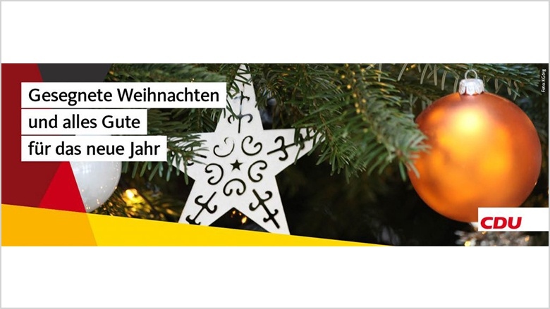 Der CDU-Kreisverband Altenkirchen wünscht Ihnen ein schönes Weihnachtsfest!