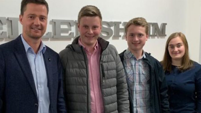 Junge Union Kreis Altenkirchen: Junge Union Landkreis Altenkirchen besuchte die Bellersheim Unternehmensgruppe in Neitersen.
