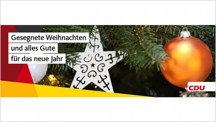 Der CDU-Kreisverband Altenkirchen wünscht Ihnen ein schönes Weihnachtsfest!