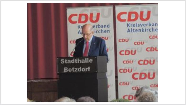 Michael Wäschenbach wurde mit großer Mehrheit zum neuen Vorsitzenden der Kreis-CDU gewählt.